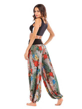 Load image into Gallery viewer, Floral Printed Wide Leg Casual Pants