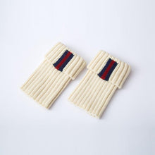 Load image into Gallery viewer, Boot cuff thick short-sleeved thick thick bamboo knit wool yarn socks - 2