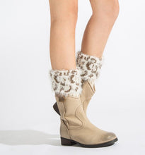 Load image into Gallery viewer, Boot cuff thick short-sleeved thick thick bamboo knit wool yarn socks - 3