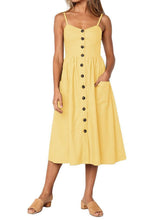 Load image into Gallery viewer, 2018 NEW CLASSIC SPAGHETTI STRAPS MIDI DRESS