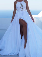Load image into Gallery viewer, 2018 New sleeveless Sling evening Dress