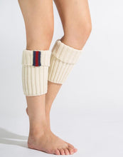 Load image into Gallery viewer, Boot cuff thick short-sleeved thick thick bamboo knit wool yarn socks - 2
