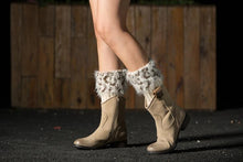 Load image into Gallery viewer, Boot cuff thick short-sleeved thick thick bamboo knit wool yarn socks - 3