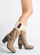 Load image into Gallery viewer, Boot cuff thick short-sleeved thick thick bamboo knit wool yarn socks - 2