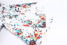 Load image into Gallery viewer, Digital Printed Floral Large Size Strap Fashion Chiffon Top