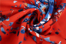 Load image into Gallery viewer, Digital Printed Floral Large Size Strap Fashion Chiffon Top