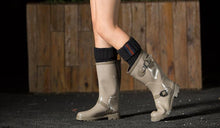 Load image into Gallery viewer, Boot cuff thick short-sleeved thick thick bamboo knit wool yarn socks - 2