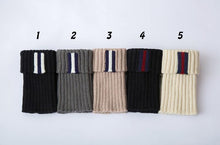 Load image into Gallery viewer, Boot cuff thick short-sleeved thick thick bamboo knit wool yarn socks - 2