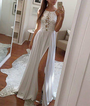 Load image into Gallery viewer, 2018 New sleeveless Sling evening Dress