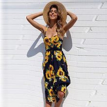 Load image into Gallery viewer, 2018 NEW CLASSIC SPAGHETTI STRAPS MIDI DRESS