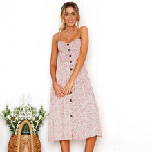 Load image into Gallery viewer, 2018 NEW CLASSIC SPAGHETTI STRAPS MIDI DRESS