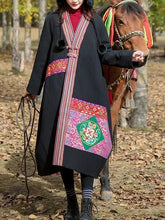 Load image into Gallery viewer, Winter ethnic wind oversize women's cotton-padded jackets