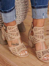 Load image into Gallery viewer, European and American Women's Sandals and Cave Shoes