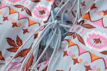 Load image into Gallery viewer, Bohemian long-sleeved lace sunscreen loose blouse