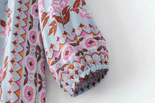 Load image into Gallery viewer, Bohemian long-sleeved lace sunscreen loose blouse