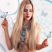 Load image into Gallery viewer, Sexy Boho Statement Turquoise Necklace Body Chains