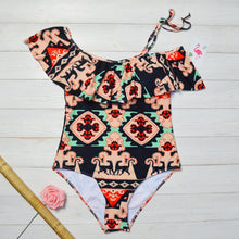 Load image into Gallery viewer, Cape Printed One-piece Swimsuit Bikini