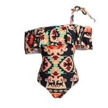 Load image into Gallery viewer, Cape Printed One-piece Swimsuit Bikini