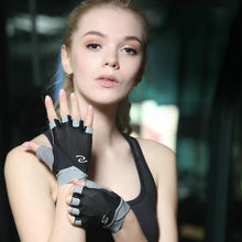 Load image into Gallery viewer, Professional Women fitness sports half finger riding gym yoga weightlifting bodybuilding equipment breathable nonslip gloves
