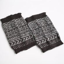 Load image into Gallery viewer, Boot cuff thick short-sleeved thick thick bamboo knit wool yarn socks - 4