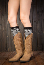 Load image into Gallery viewer, Boot cuff thick short-sleeved thick thick bamboo knit wool yarn socks - 4