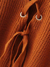 Load image into Gallery viewer, Fashion Solid Color V-neck Halterback Bandage Sweater Tops