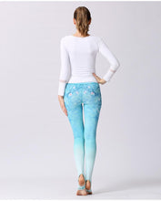 Load image into Gallery viewer, Stylish Yoga Clothes Printed Yoga Pants Women's Tight High Waist Hip Lifting and Foot Stepping Pants Sports Fitness Pants