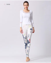 Load image into Gallery viewer, Stylish Yoga Clothes Printed Yoga Pants Women's Tight High Waist Hip Lifting and Foot Stepping Pants Sports Fitness Pants