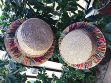 Load image into Gallery viewer, Summer Hand-Woven Bohemian Straw Parent-Child Sun Hat
