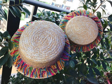 Load image into Gallery viewer, Summer Hand-Woven Bohemian Straw Parent-Child Sun Hat