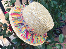 Load image into Gallery viewer, Summer Hand-Woven Bohemian Straw Parent-Child Sun Hat
