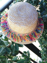 Load image into Gallery viewer, Summer Hand-Woven Bohemian Straw Parent-Child Sun Hat
