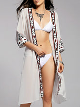 Load image into Gallery viewer, Summer Cardigan Chiffon Embroidery Sun Protection Clothing