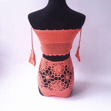 Load image into Gallery viewer, Off Shoulder Hollow Hook High Waist Bikini Swimsuit