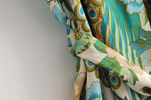 Load image into Gallery viewer, Bohemian Print Retro Loose Sleeves Tie Cardigan Kimono Sun Protection Shirt