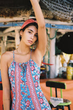 Load image into Gallery viewer, Printed Spaghetti Strap Wide Leg Pants Jumpsuit Rompers