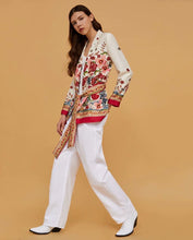 Load image into Gallery viewer, Summer Bohemia Fashion Belt Printing Long Sleeve Casual V-Neck Coat