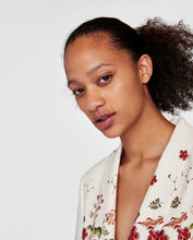 Load image into Gallery viewer, Summer Bohemia Fashion Belt Printing Long Sleeve Casual V-Neck Coat