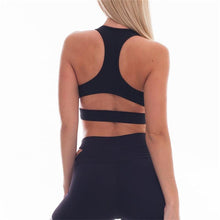 Load image into Gallery viewer, Solid Color Women's Yoga Fitness Bra and Trousers Sport Yoga Set