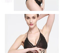 Load image into Gallery viewer, Sexy Crochet Mesh Swimsuit Suit Handmade One Piece