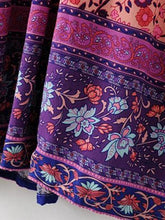 Load image into Gallery viewer, Women s Fashion Polyester Boho Tie Neck Long Sleeve Pleated Day Dress