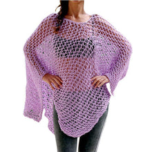 Load image into Gallery viewer, 2018 New Knit Hollow Out Swimwear Bikini Cover Up