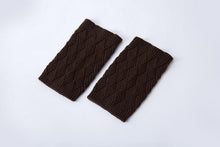 Load image into Gallery viewer, Autumn and winter knitted warm leg boots boot wool leggings rhombus line socks