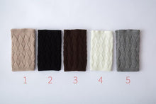 Load image into Gallery viewer, Autumn and winter knitted warm leg boots boot wool leggings rhombus line socks