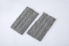 Load image into Gallery viewer, Autumn and winter knitted warm leg boots boot wool leggings rhombus line socks