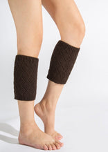 Load image into Gallery viewer, Autumn and winter knitted warm leg boots boot wool leggings rhombus line socks