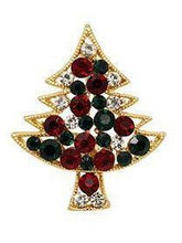 Load image into Gallery viewer, Alloy Creative Christmas Tree Santa Claus Pin Boutonniere