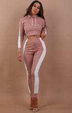 Load image into Gallery viewer, Autumn and Winter New Contrast Color Leisure Sports Suit Women's Clothing