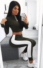 Load image into Gallery viewer, Autumn and Winter New Contrast Color Leisure Sports Suit Women's Clothing