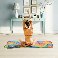 Load image into Gallery viewer, Foldable Yoga Towel Microfiber Yoga Mat Sports Towel